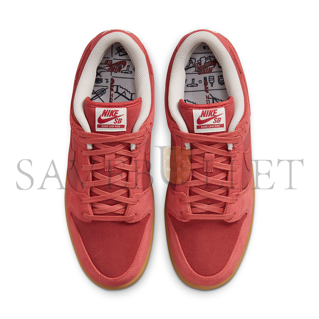 NIKE SB DUNK LOW RED GUM DV5429-600